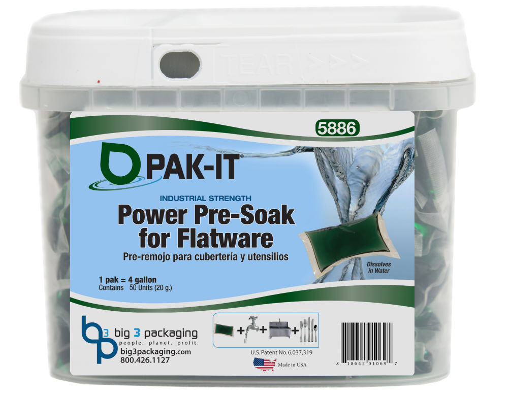 Power PreSoak for Flatware PakIt
